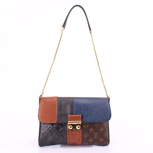 High Quality Replica Louis Vuitton M40506 Monogram Blocks Pochette - Click Image to Close